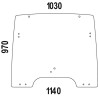 R264822 Szyba John Deere przednia górna Kramp 8719493168501