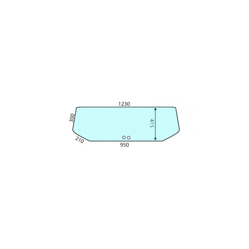 83909858 Szyba Ford tylna górna Kramp 3660980006064