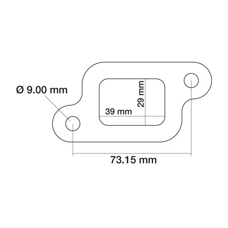 Uszczelka kolektora wydechowego 0.052.1858.0