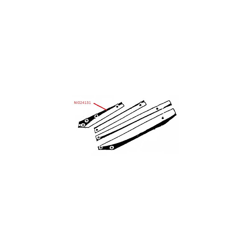 Listwa odkladni 4 lewy WST430