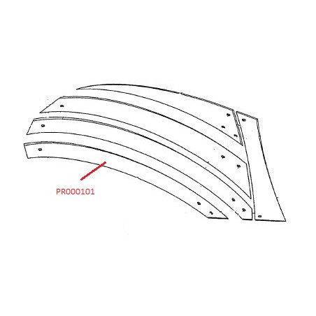 Listwa odkładni 1 prawa UST400