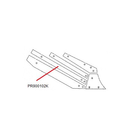 Listwa odkładni 3 prawa WST430 plus