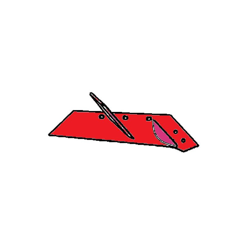 Lemiesz 14" trapezowy obracany, spawany, V&N