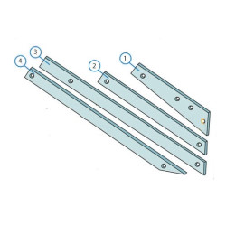 27550101M Listwa odkładnicy 1 prawa SRP-350 W1 Molbro Mølbro 5700032876011