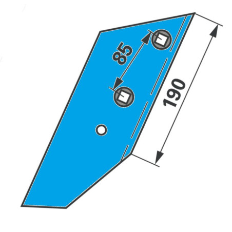 Lemken 3363987 Dłuto lemiesza lewe WG2S