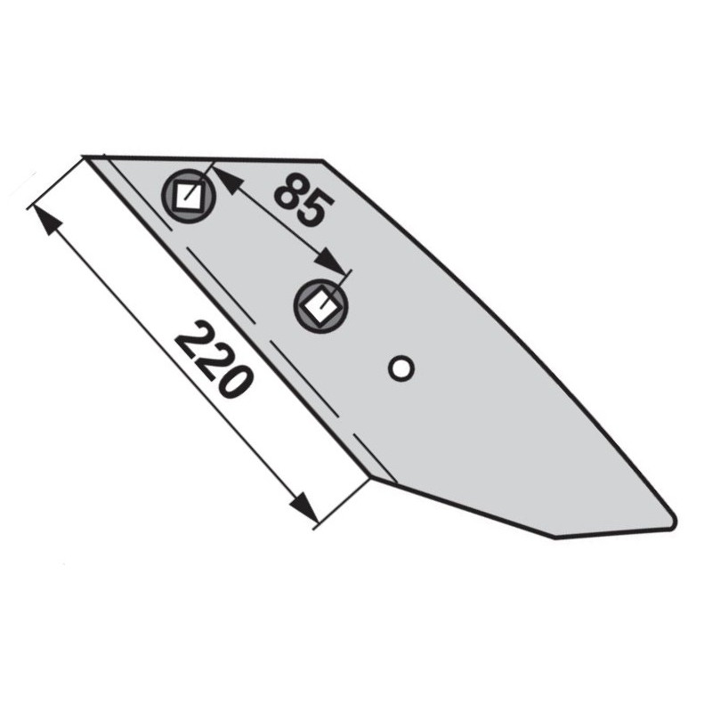 Lemken 3364154 Dłuto lemiesza prawe C2SP