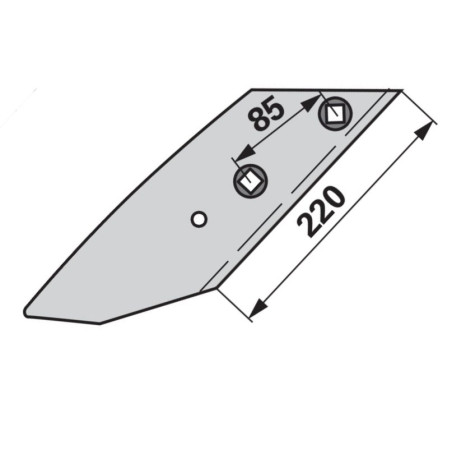 Lemken 3364155 Dłuto lemiesza lewe C2SP