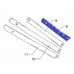 Lemken 3444110 Listwa odkładni 1 US30/35/40 prawa