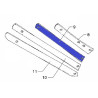 Lemken 3444120 Listwa odkładni 2 US35/40 prawa