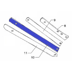 Lemken 3444130 Listwa odkładni 3 US35/40 prawa