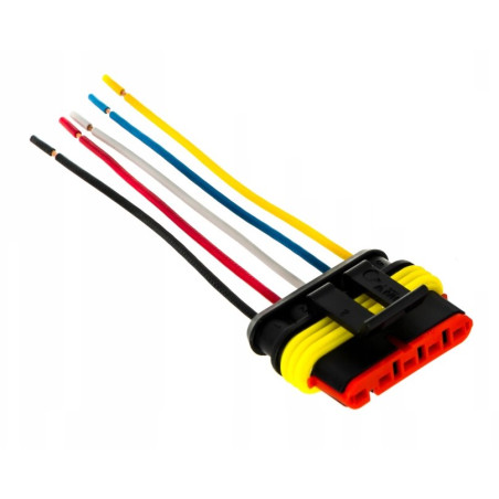 Obudowa wtyczki 5-pin SuperSeal z przewodem
