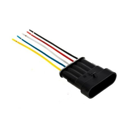 Obudowa gniazda 6-pin SuperSeal z przewodem