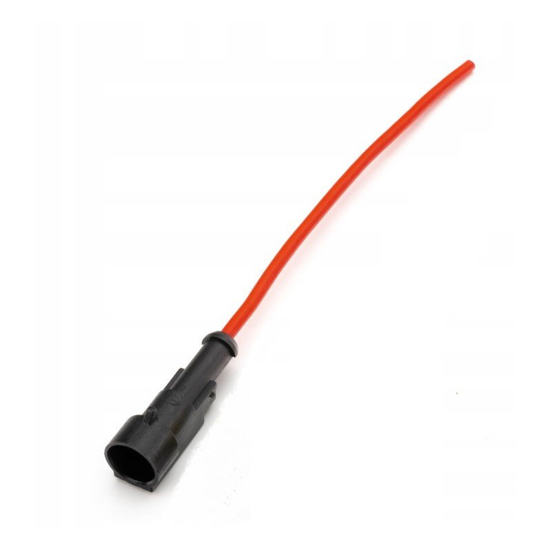 Obudowa gniazda 1-pin SuperSeal z przewodem