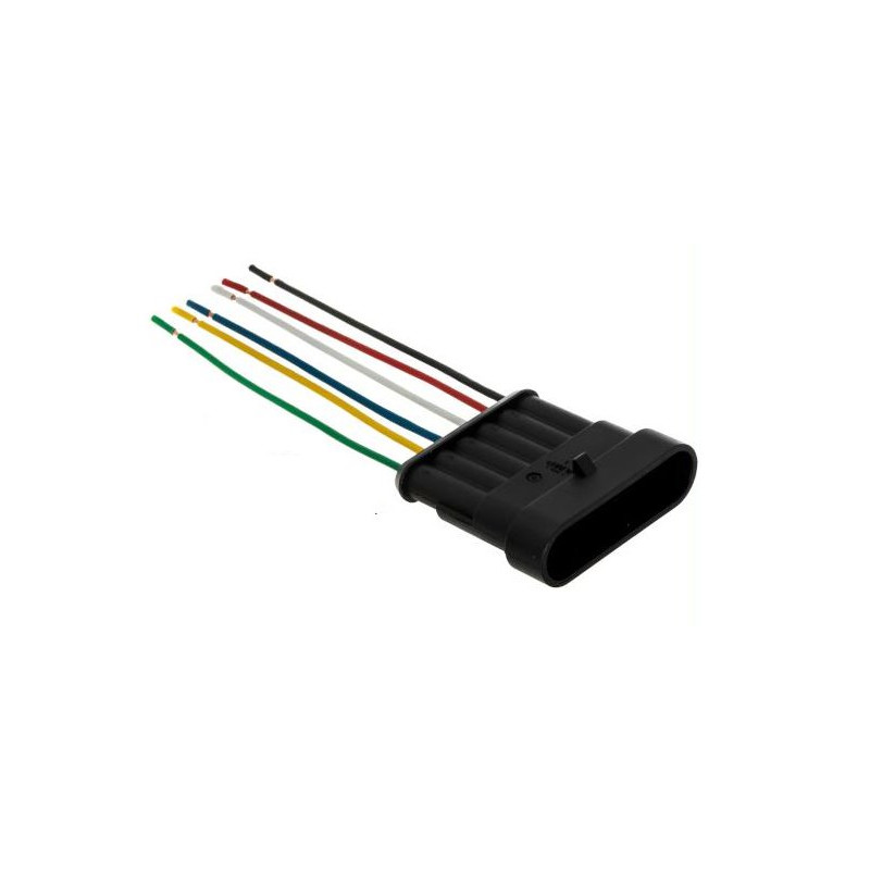 Obudowa gniazda 6-pin SuperSeal z przewodem