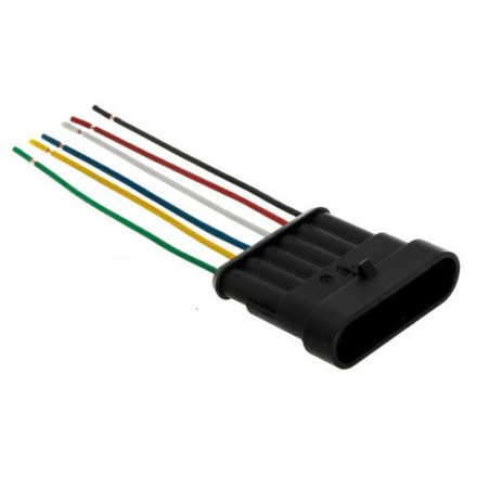 Obudowa gniazda 6-pin SuperSeal z przewodem