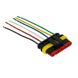 Obudowa wtyczki 6-pin SuperSeal z przewodem