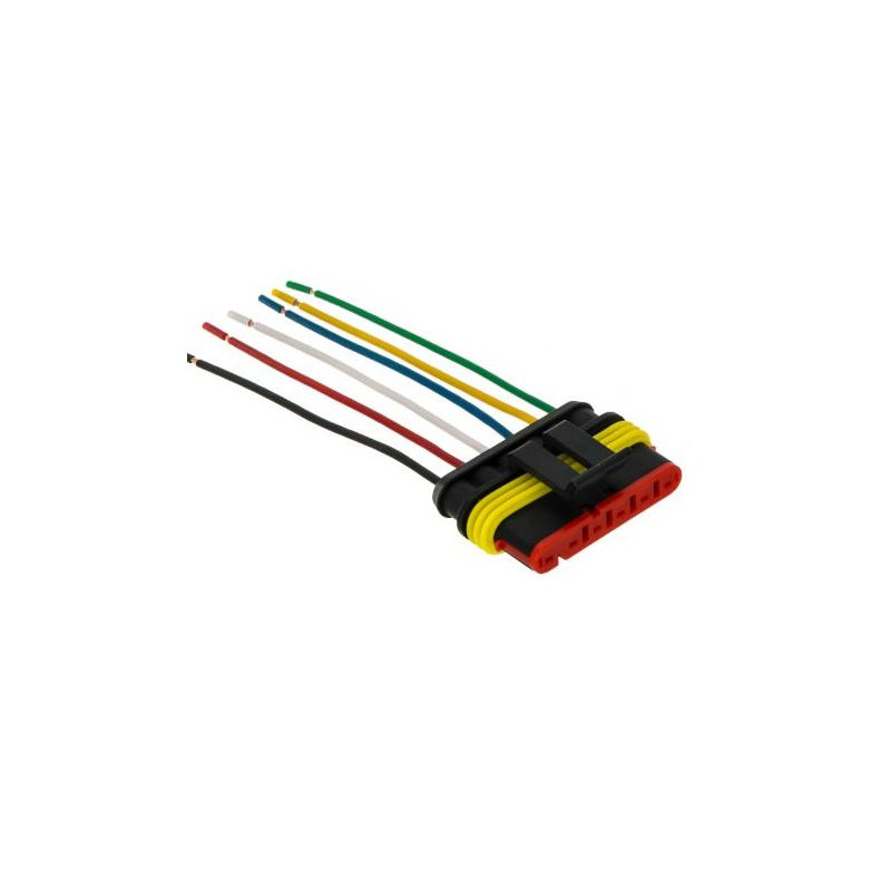 Obudowa wtyczki 6-pin SuperSeal z przewodem