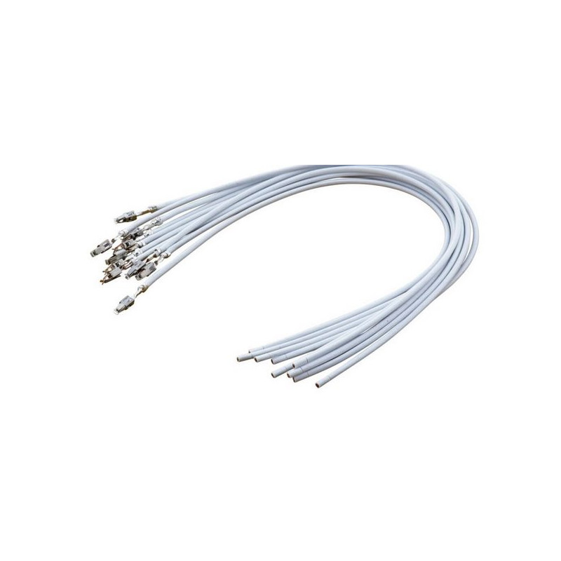 Konektor zeński z przewodem 1mm, 300mm - 10szt. Vemo 4046001798511
