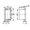 8HG716734001 Końcówka ramy montażowej Hella 4082300192377