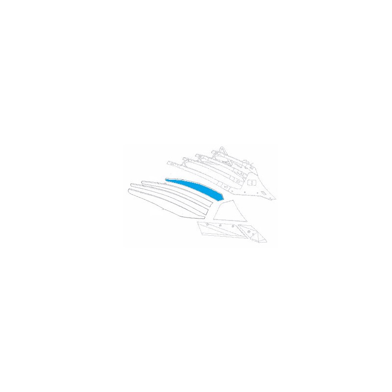 Lemken 3444420 Listwa odkładni 1 DMCS50 prawa DuraMaxx