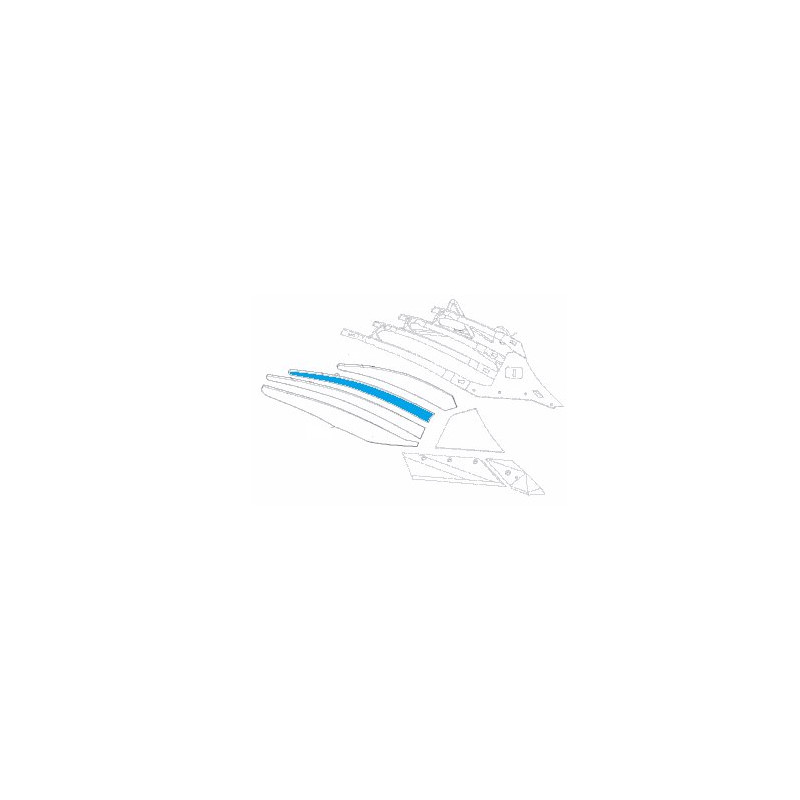 Lemken 3444430 Listwa odkładni 2 DMCS50 prawa DuraMaxx