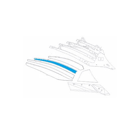 Lemken 3444430 Listwa odkładni 2 DMCS50 prawa DuraMaxx