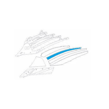 Lemken 3444431 Listwa odkładni 2 DMCS50 lewa DuraMaxx