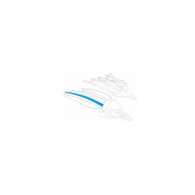 Lemken 3444440 Listwa odkładni 3 DMCS50 prawa DuraMaxx