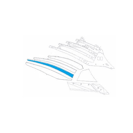 Lemken 3444440 Listwa odkładni 3 DMCS50 prawa DuraMaxx