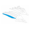 Lemken 3444448 Listwa odkładni 4 DMCS40 prawa DuraMaxx