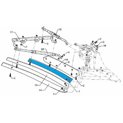 Lemken 34410062 Listwa odkładni 2 BS40/BS42 prawa od 15.08.2022r.