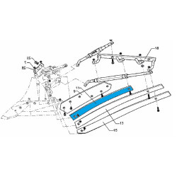 Lemken 34410063 Listwa odkładni 2 BS40/BS42 lewa od 15.08.2022