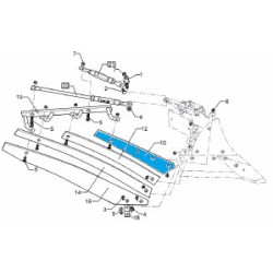 Lemken 34410058 Listwa odkładni 1a BS40/BS42 prawa od 15.08.22r.