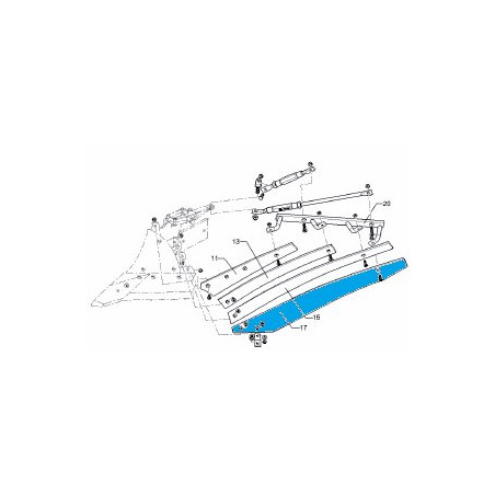 Lemken 34410069 Listwa odkładni 4 BS40/BS42 lewa od 15.08.2022
