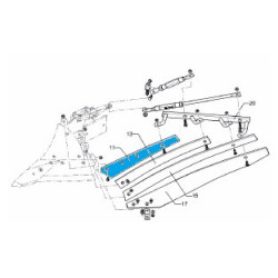 Lemken 34410059 Listwa odkładni 1a BS40/BS42 lewa od 15.08.2022