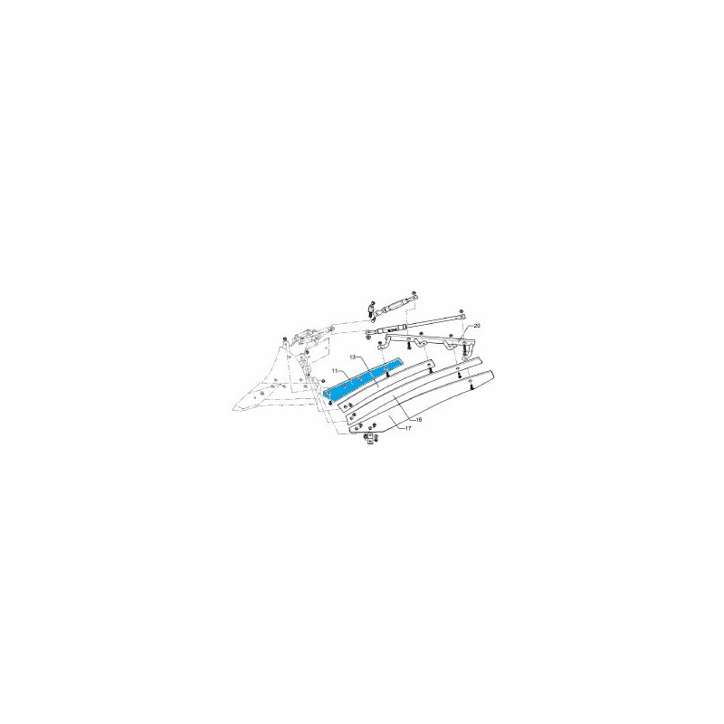 Lemken 34410059 Listwa odkładni 1a BS40/BS42 lewa od 15.08.2022