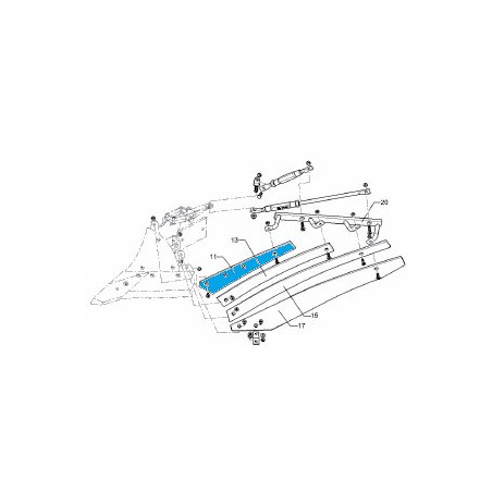 Lemken 34410059 Listwa odkładni 1a BS40/BS42 lewa od 15.08.2022
