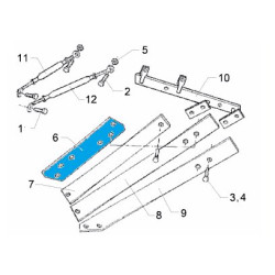Odkładnica 2 TS46 RH 792 mm 3444226 Lemken 5071-3444217