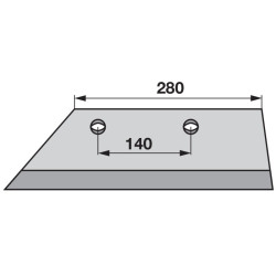 41658500409 Lemiesz 14" Overum UC, FC prawy, 85-004 Overum