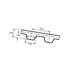 Pasek zębaty T10-25mm, 91 zębów Optibelt 4014486085563