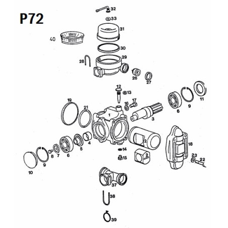 Rau RG00013967 Tłok Z Kamieniem Przesuwnym Kverneland / Rau 9000013967001