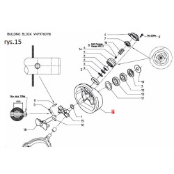 Vicon PS VN90070527 Wkładka sprzęgła Kverneland