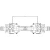Wał WOM szerokokątny T CvJ 60 L1610 mm, 1i3/8"Z6-1i3/8"Z6 Comer