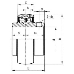 Wkład łożyska UC202INA INA/FAG 4047643052085