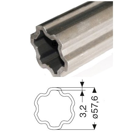 Comer Rura zew.  V60CvJ L1250 57,6x3,2 /1410/ 152260516