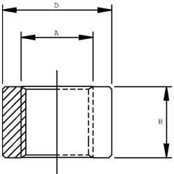 Przyłącze do wspawania 1/4" BSP