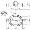 Kołyska siłownika teleskopoweg TC94152 Di Natale-Bertelli TC94152