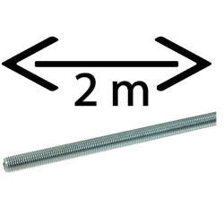 Pręt gwintowany M6x1,0, 2m ocynk kl. 8.8 