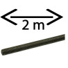 Pręt gwintowany M10x1,5, 2m bez pokrycia kl. 4.6 
