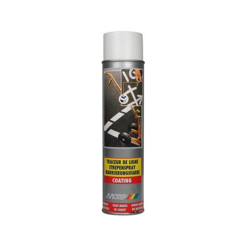 Środek do znakowania w sprayu do wózka, biały 600 ml